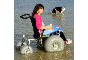Wheel Chair in water